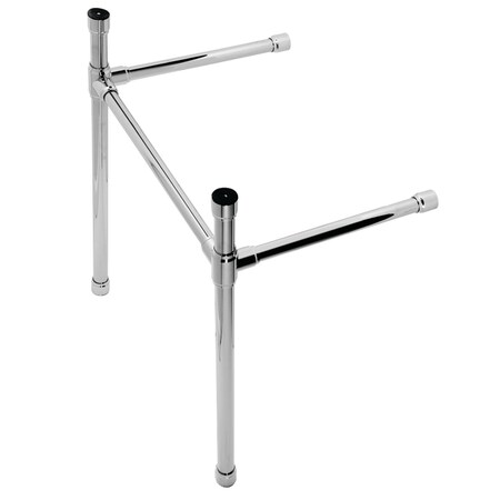 Fauceture VPB2818331 Dreyfuss Stainless Steel Console Sink Leg, Polished Chrome VPB2818331